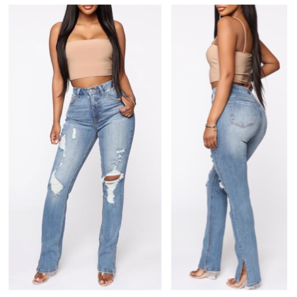Fashion Nova Killing Em Kindly High Rise Jeans - Picture 1 of 10